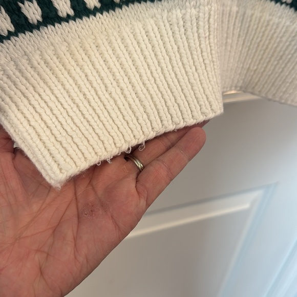 Vintage Rare  Boston Traders Nautical Theme Pattern Pullover White Knit Sweater - Picture 11 of 15